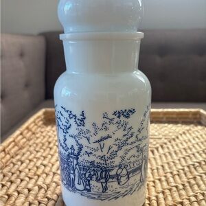 White and Blue Decorative Vase